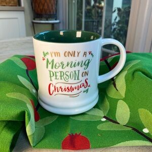 Threshold ‘I’m only a morning person on Christmas’ Stoneware Mug